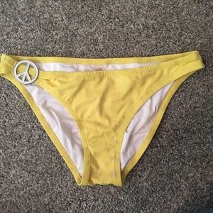 Victoria’s Secret Bikini Bottom Peace Symbol Sz S